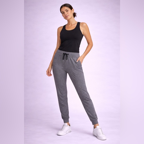 lululemon athletica Pants - Lululemon Grey Jogger Pants Size 6 Women’s Athletic Lounge Drawstring